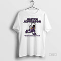 Official Justin Jefferson 18 Minnesota Vikings Wide Receiver Retro Baller