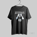 Official Justin Jefferson Minnesota Viking Football Retro Style