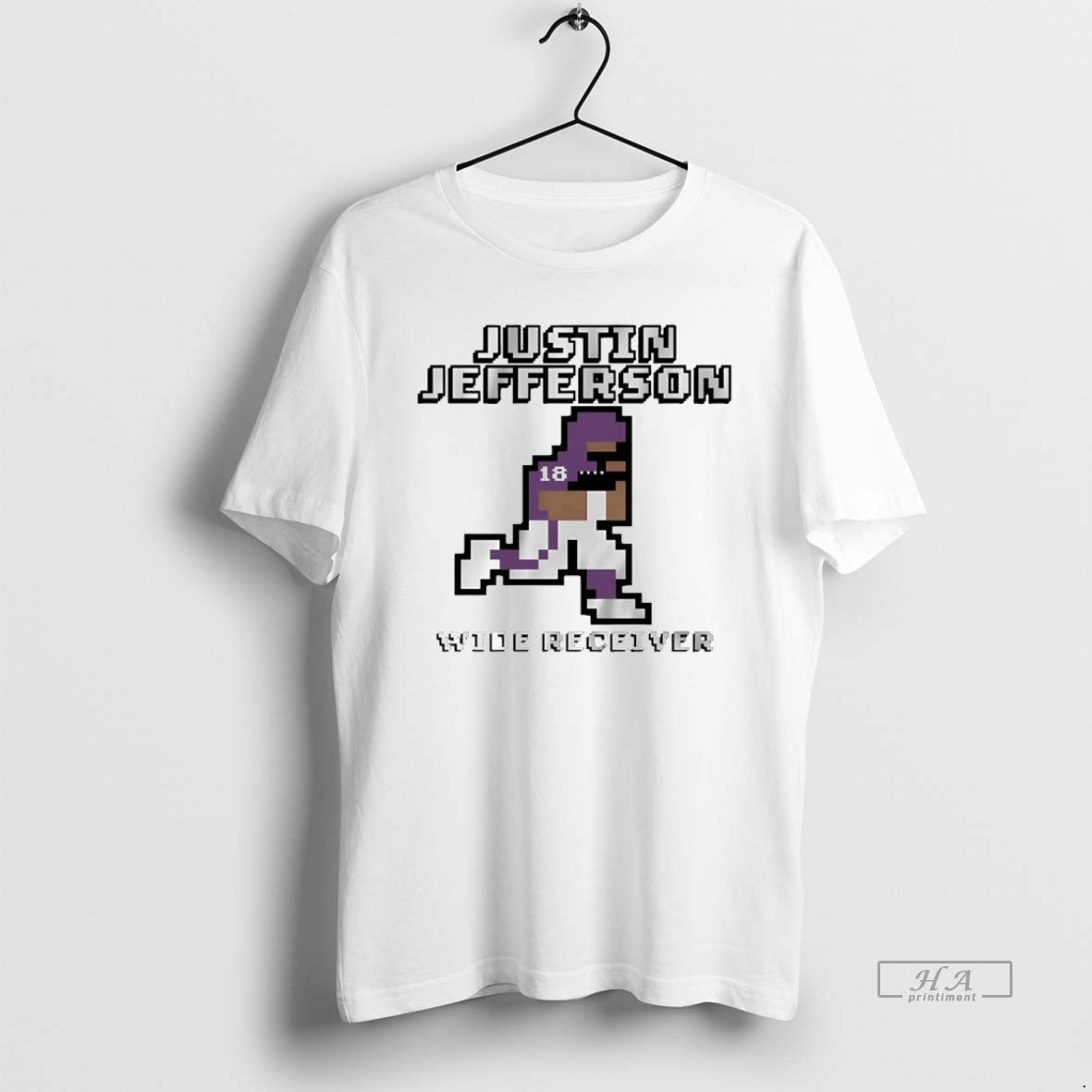 Official Justin Jefferson Wide Receiver Baller Pixel Vikings