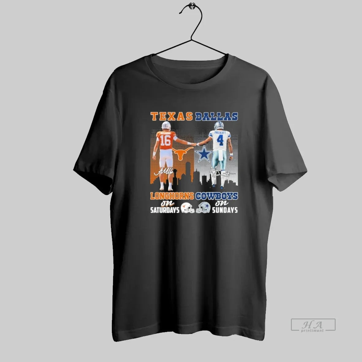 Official Manning Texas Longhorns On Saturdays And Prescott Cowboys On Sundays
