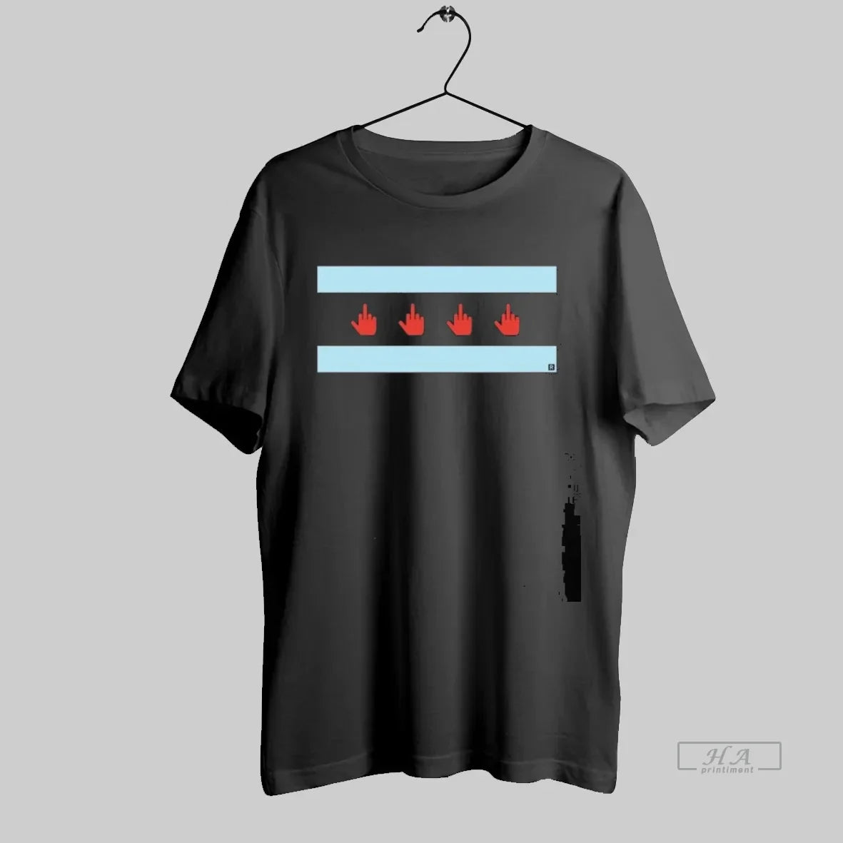 Official Middle Finger Chicago Flag