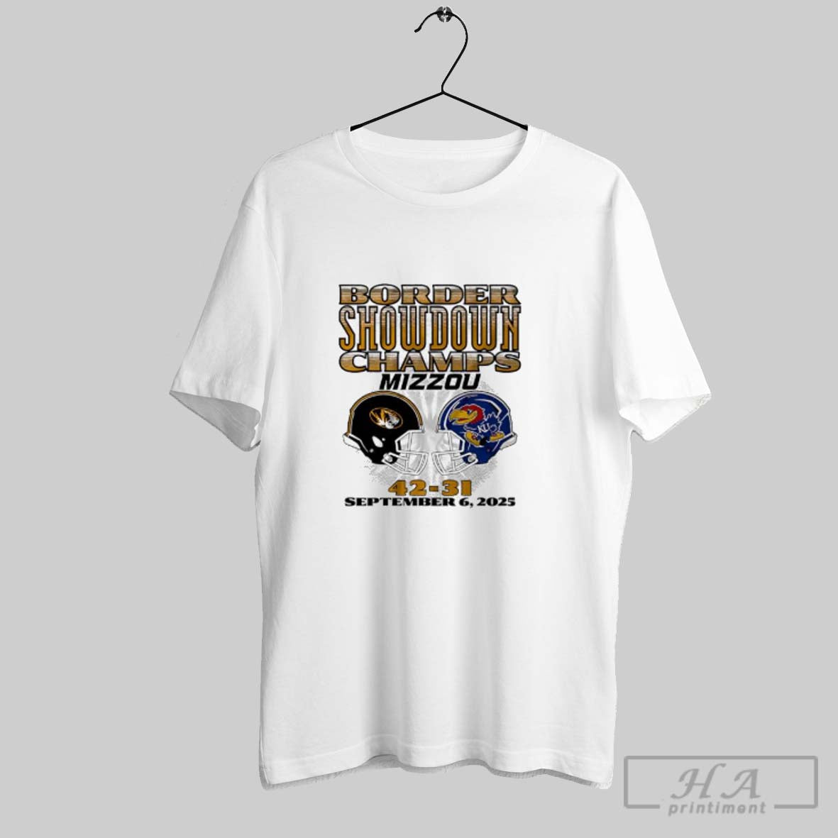 Official Missouri Tigers Vs Kansas Jayhawks Football Border Showdown Champs 2025