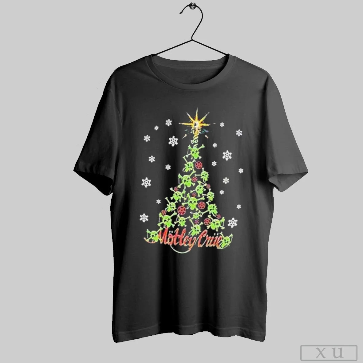 Official Motley Crue All I Want For Christmas Is Crue Xmas Holiday T Shirts