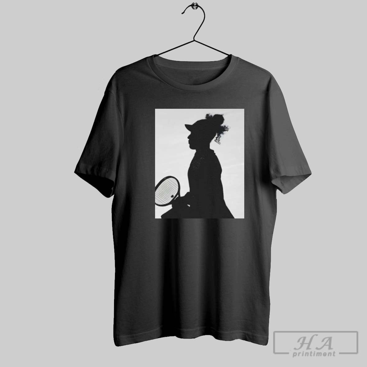 Official Naomi Osaka Tennis Player Silhouette