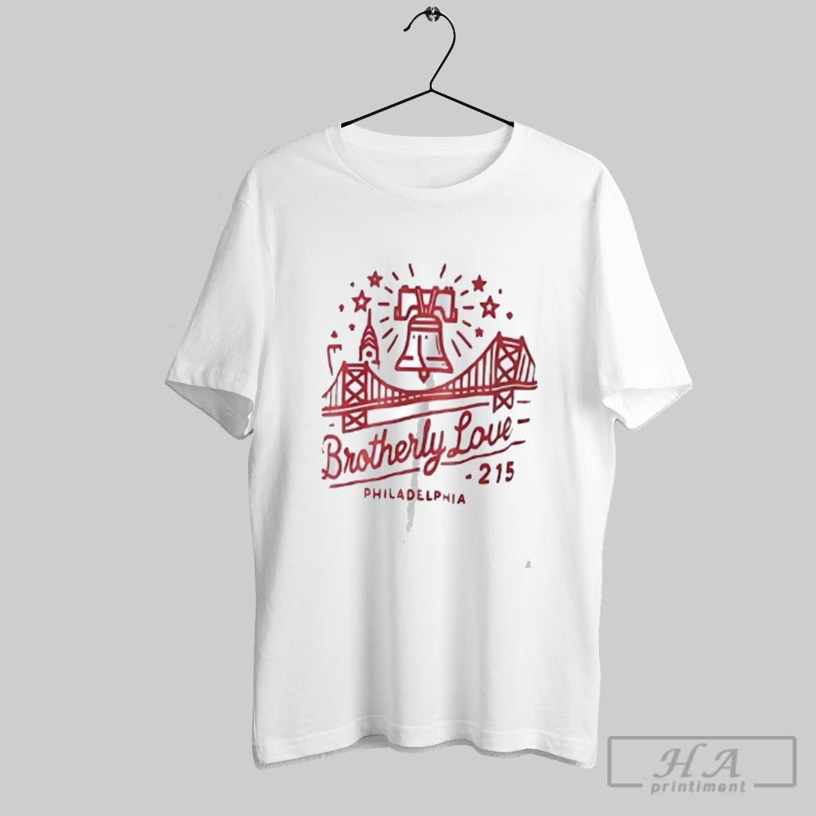 Official Philadelphia Brotherly Love 215 Cityscape