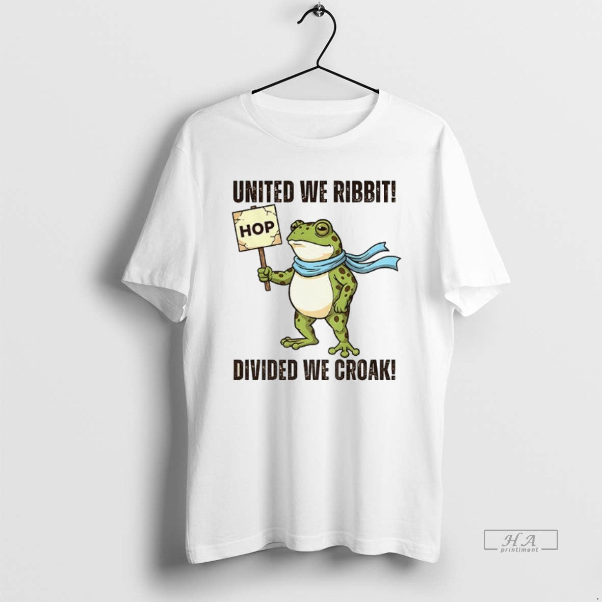 Official Portland Frog 2025 Hop United We Ribbit Divided We Croak