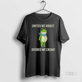 Official Portland Frog United We Ribbit Divided We Croak Funny