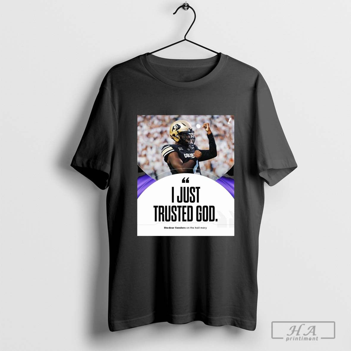 Official Poster Shedeur Sanders On The Hail Mary I Just Trusted God