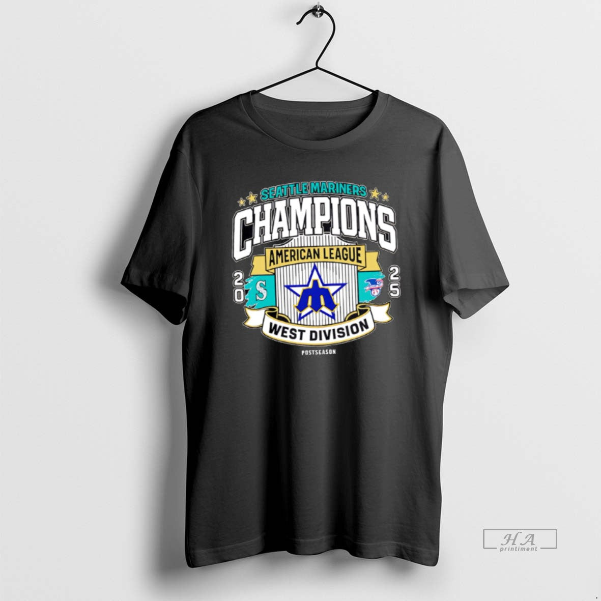 Official Premium Mariners Al West Division Champions 2025 Vintage