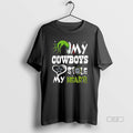 Official Santa Grinch X My Cowboys Football Stole My Heart Christmas