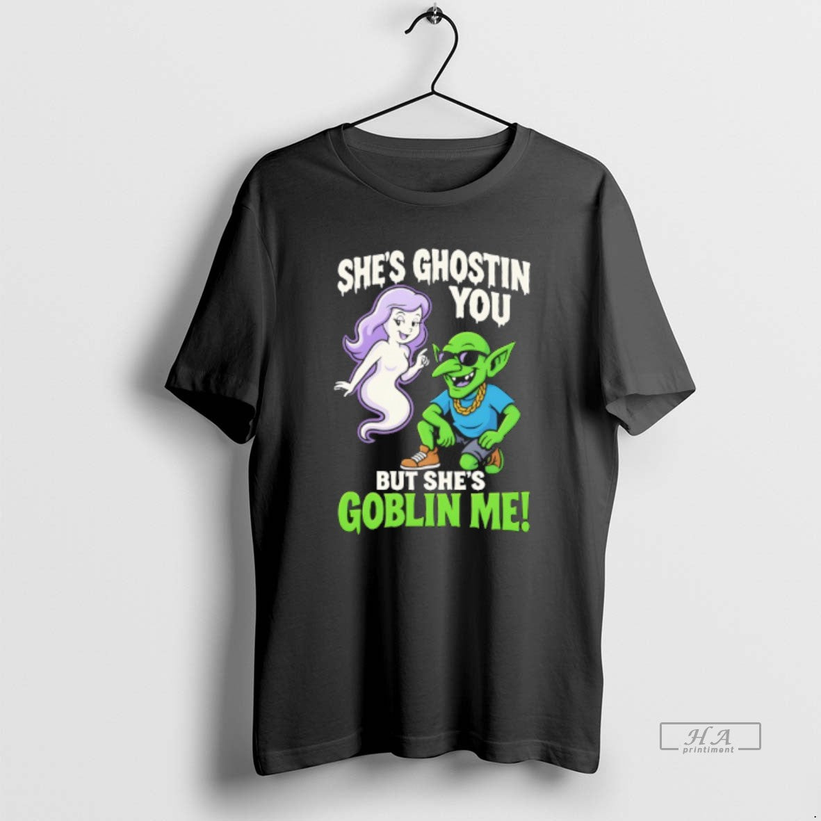 Official Shes Ghostin You But Shes Goblin Me