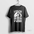 Official Skeleton If Youre Try To Scare Me Im Terrified Of Boobs Halloween