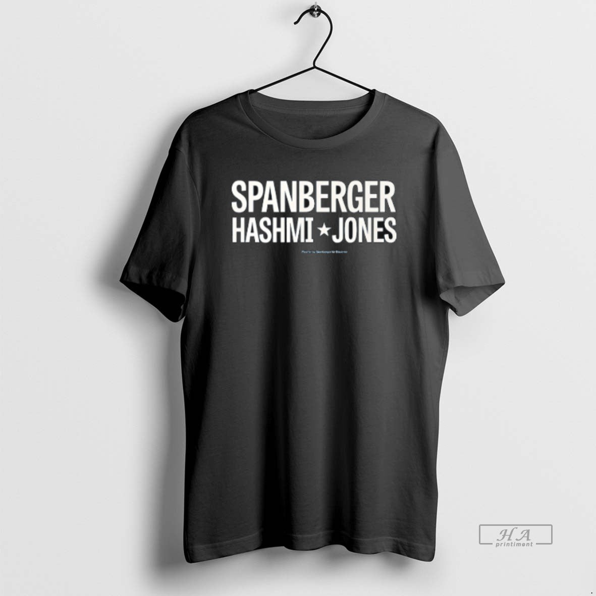 Official Spanberger Hashmi Jay Jones Logo