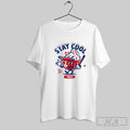 Official Stay Cool Philly Baseball Mascot Est 1883 With Bat And Flag Posters White