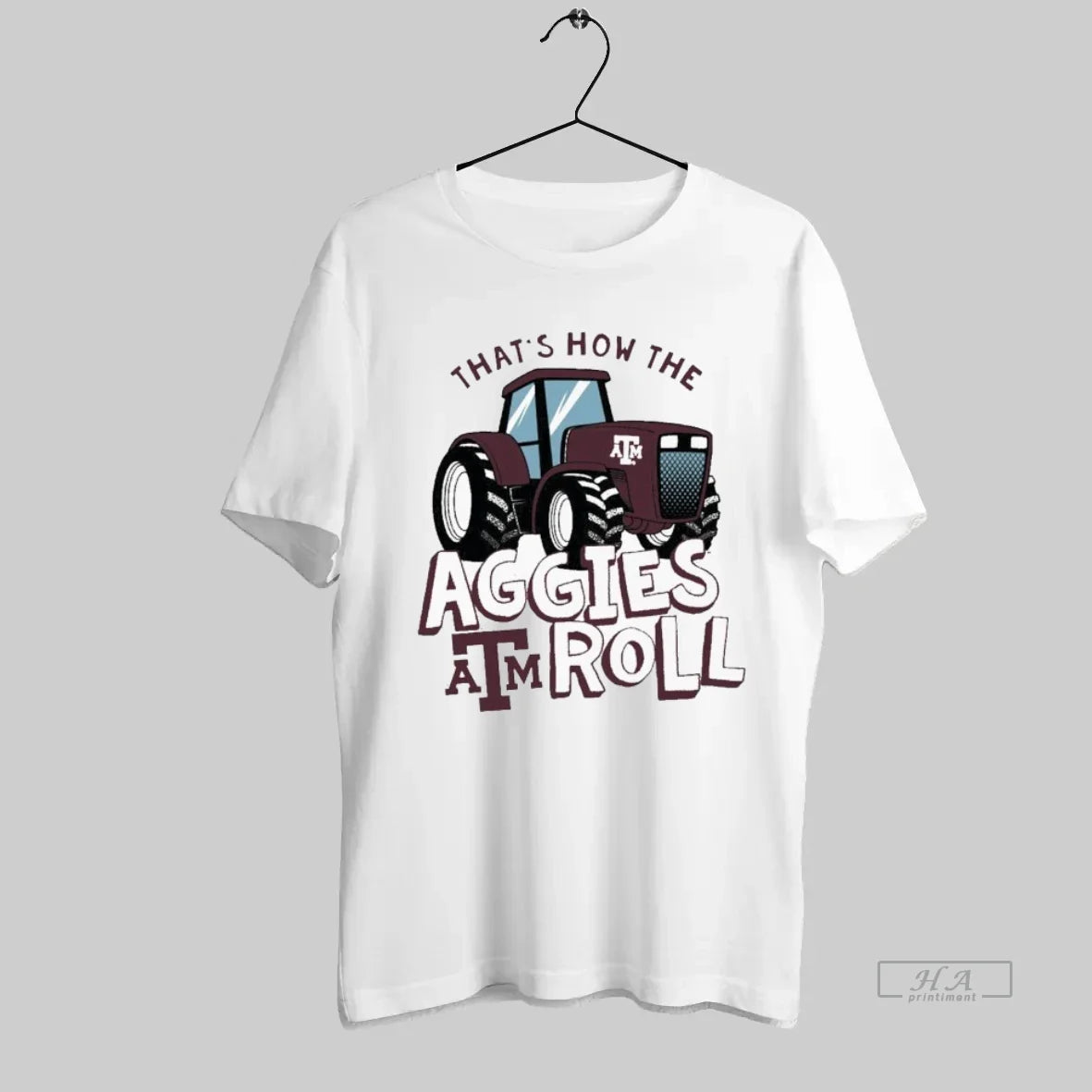 Official Texas Am Aggies Thats How The Aggies Roll Tractor