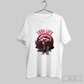 Official Thug Life Kansas City Freddy Jason Michael Myers Horror Football Posters White