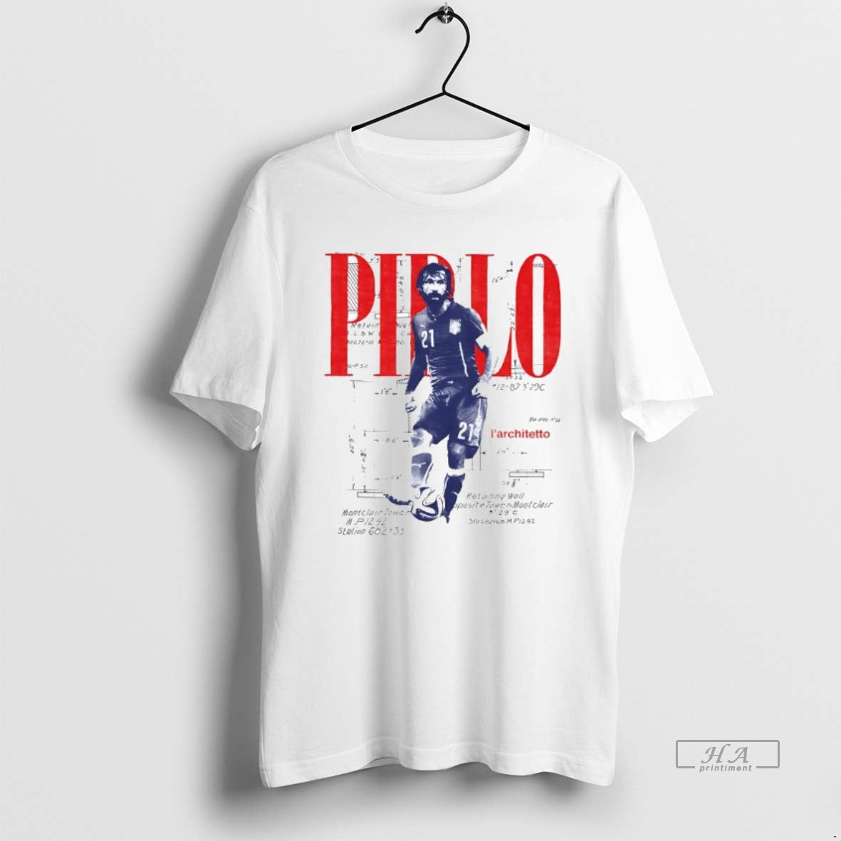 Official Trendy Andrea Pirlo Larchitetto Vintage Player Football