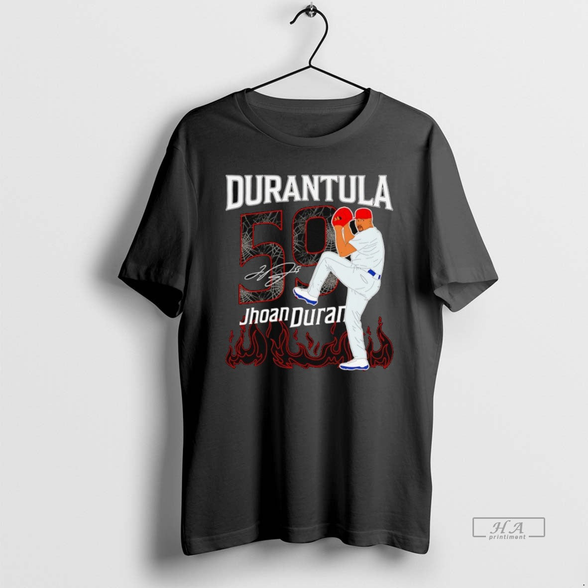 Official Trendy Durantula 59 Jhoan Duran Philadelphia Phillies Baseball Signature