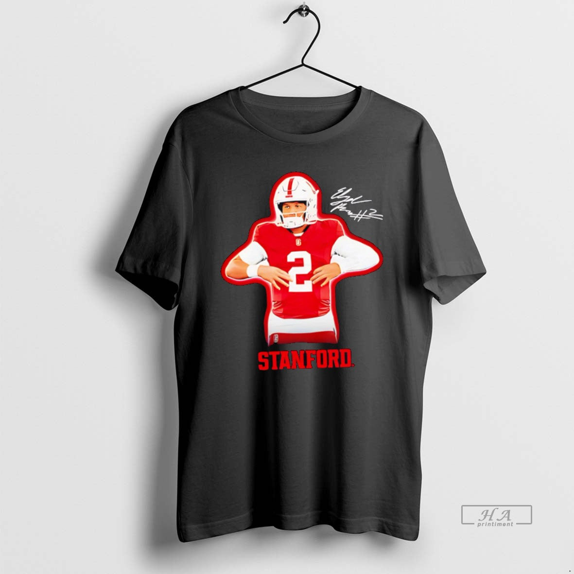 Official Trendy Elijah Brown Stanford Cardinal Portrait Ncaa