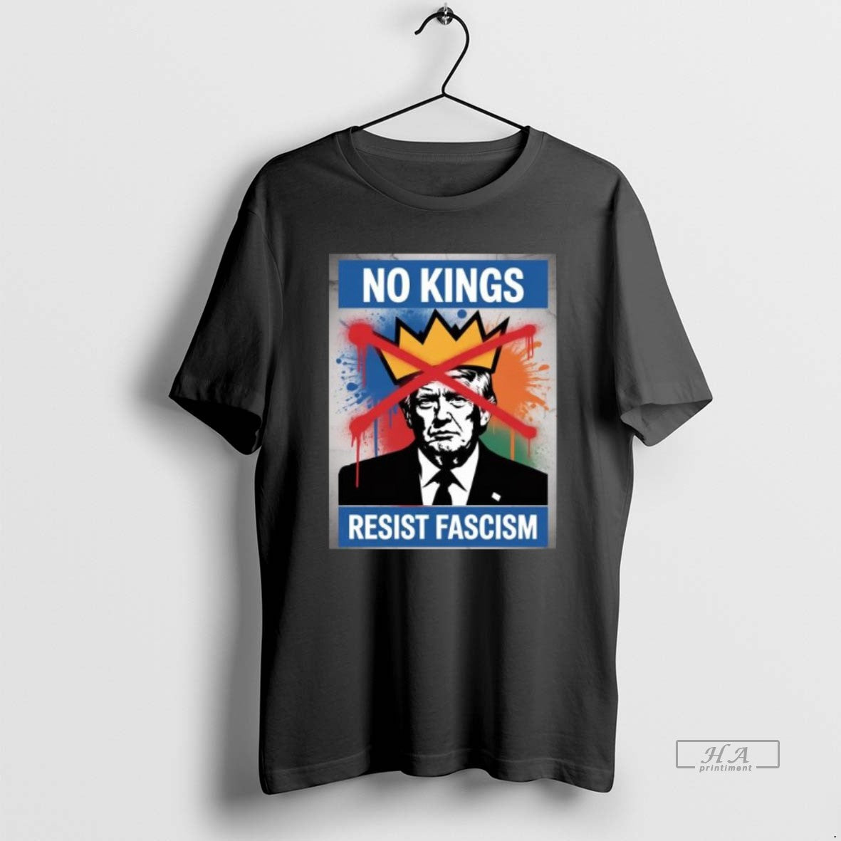 Official Trendy No Kings Resist Fascism Protest Anti Trump