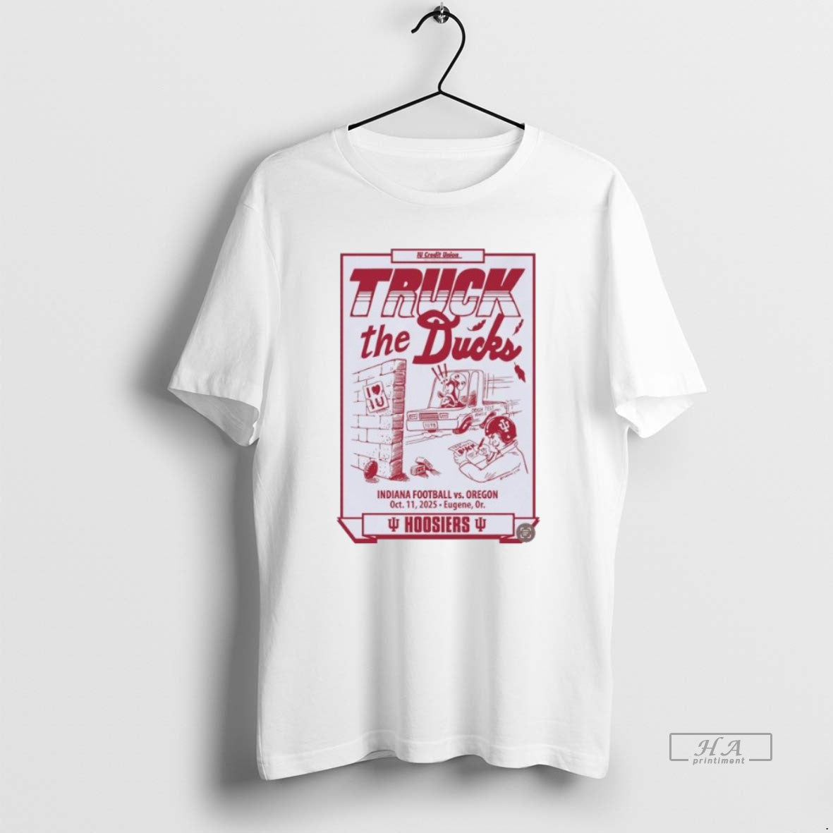 Official Trendy Truck The Ducks Indiana Vs
