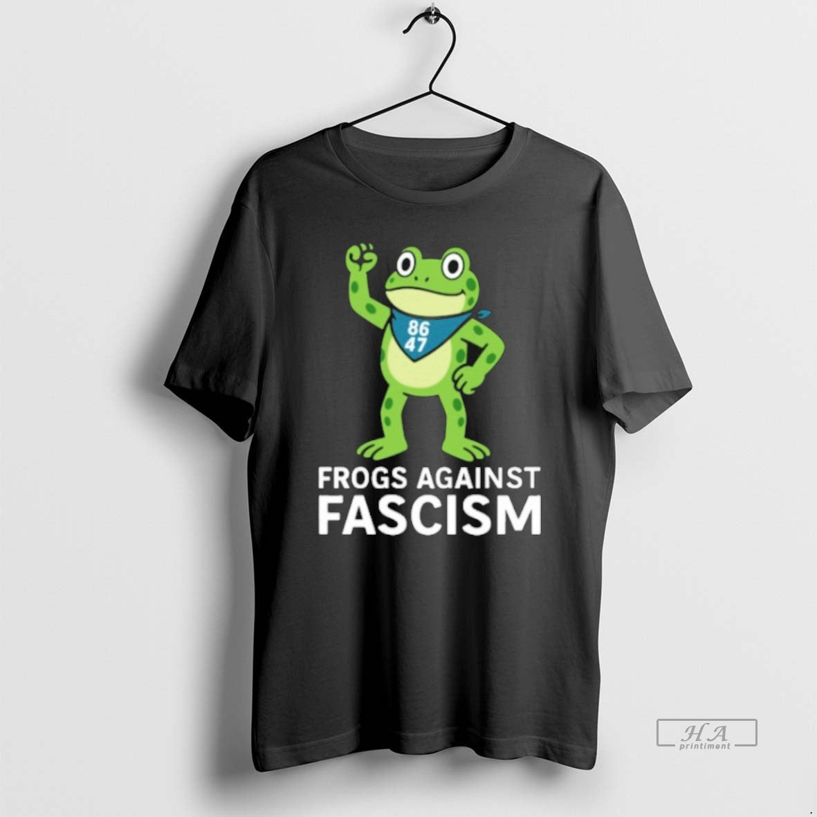 Official Trendy Frogs Against Fascism 8687 Portland Frog