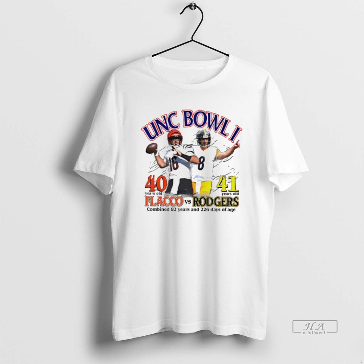 Official Unc Bowl I Joe Flacco Vs Aaron Rodgers Combined 82 Years And 226 Days