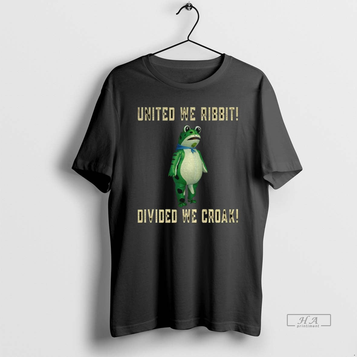 Official United We Ribbit Divided We Croak Frog Of Portland 2025