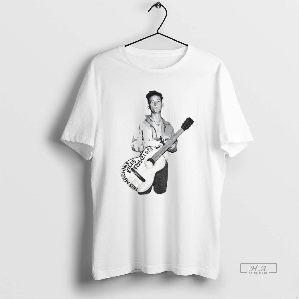 Official Woody Guthrie This Machine Kills Fascists Anti Fascist Vintage