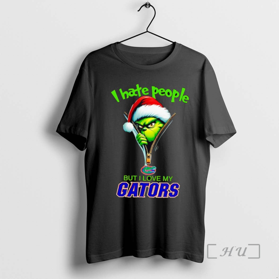 Officials Best Grinch I Hate People But I Love My Florida Gators Merry Christmas