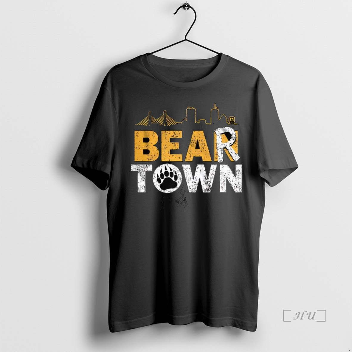 Officials Boston Bear Hockey Town Skyline