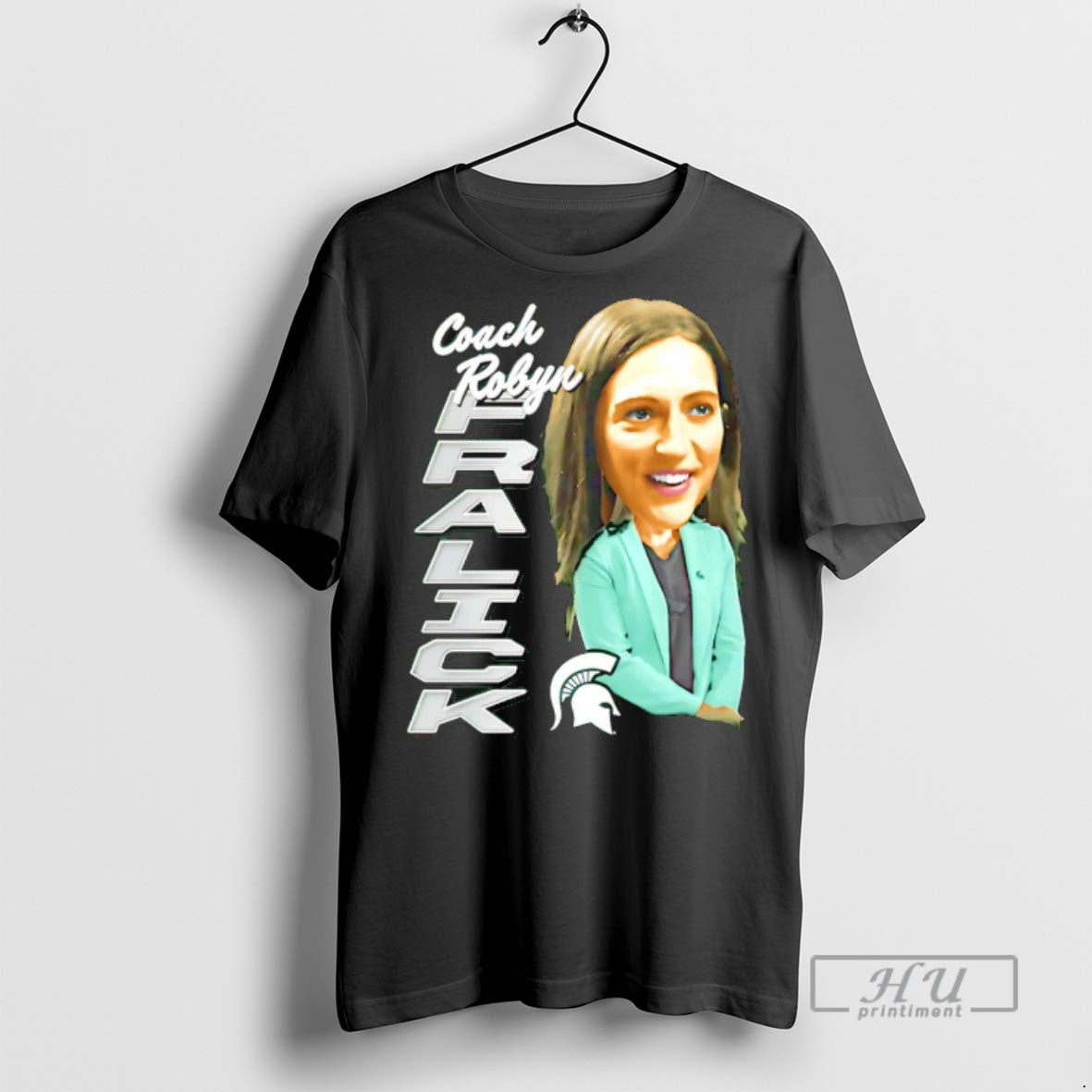 Officials Coach Robyn Fralick Michigan State Cartoon T Shirts