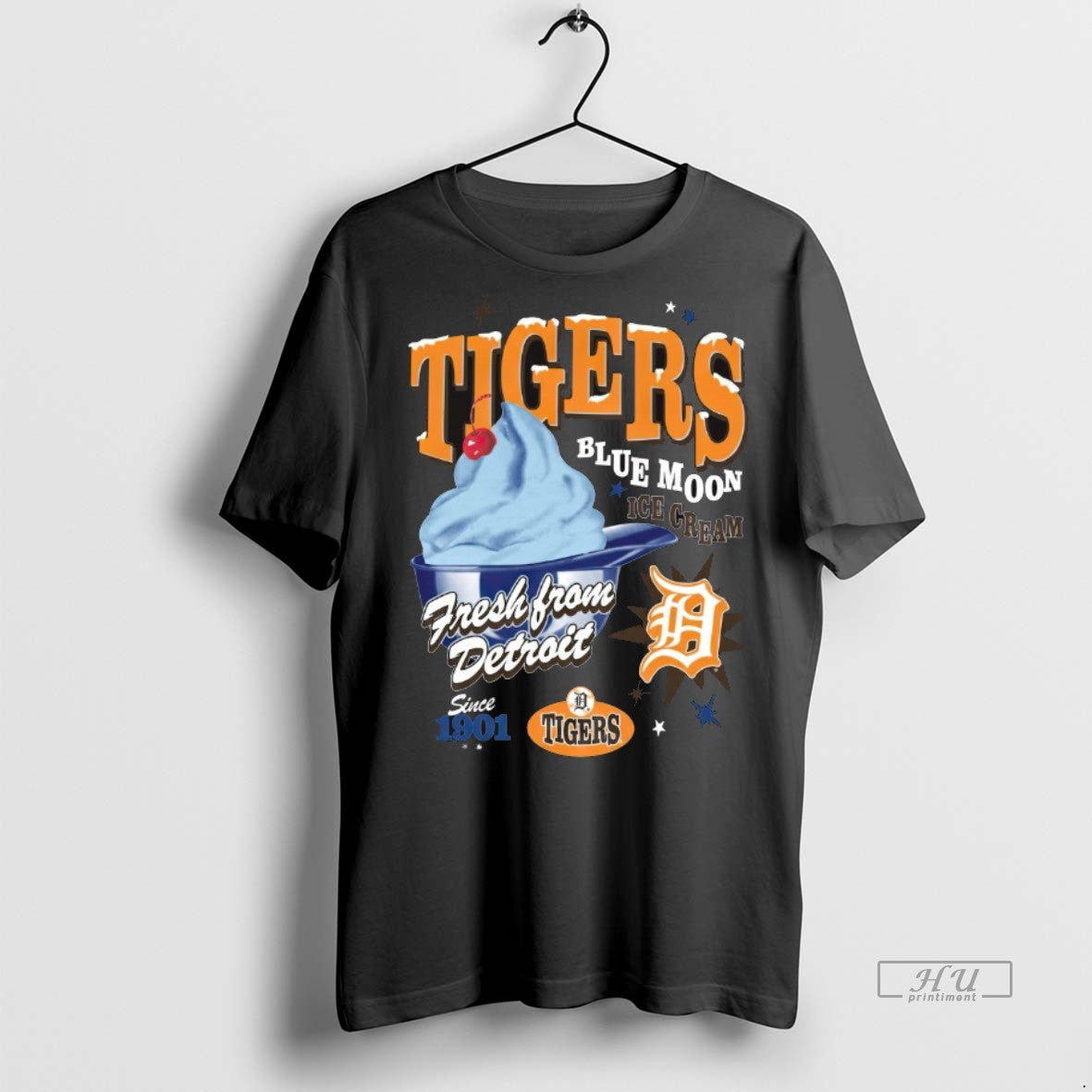 Officials Detroit Tigers Blue Moon Ice Cream Fresh Form Detroit Sine 1910 Fanart