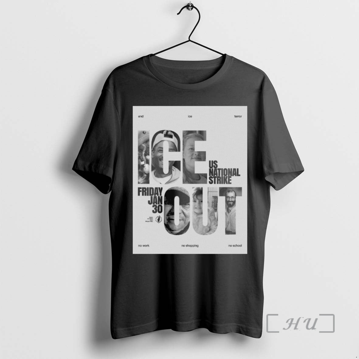 End Ice Terror Ice Out Us National Strike January 30 2026 No Work No Shopping No School