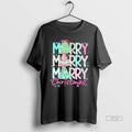 Officials Floral Merry Merry Merry Christmas Holiday Festive