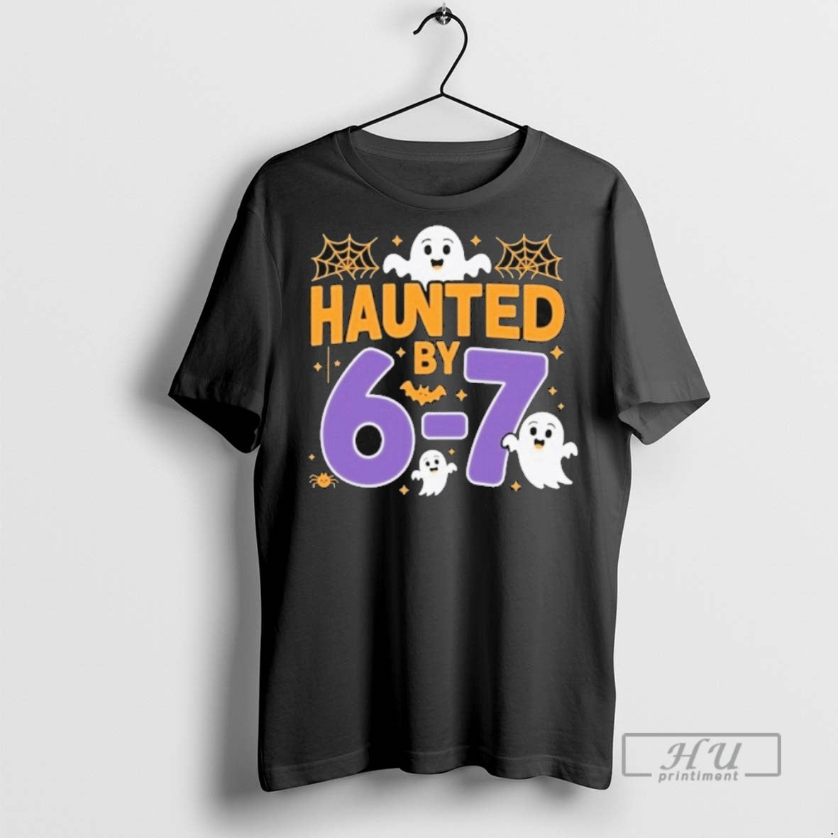 Officials Haunted By 6 7 Tiktok Viral Quote Halloween Six Seven Meme T Shirts