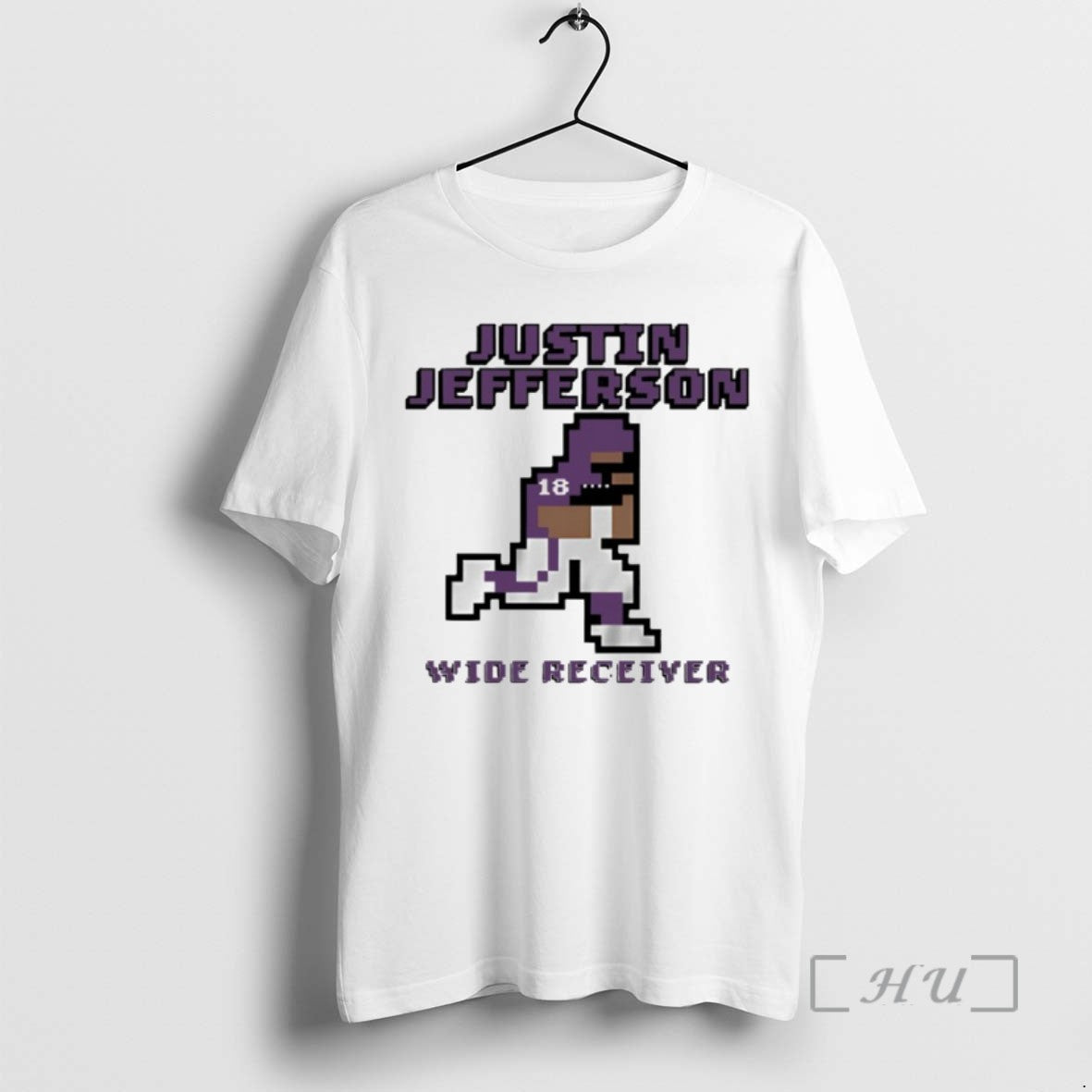 Officials Justin Jefferson Wide Receiver Minnesota Vikings Football Pixel