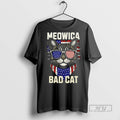 Officials Meowica Bad Cat Usa Flag Ceramic Ceramic And Classic Dad Cap T Shirts