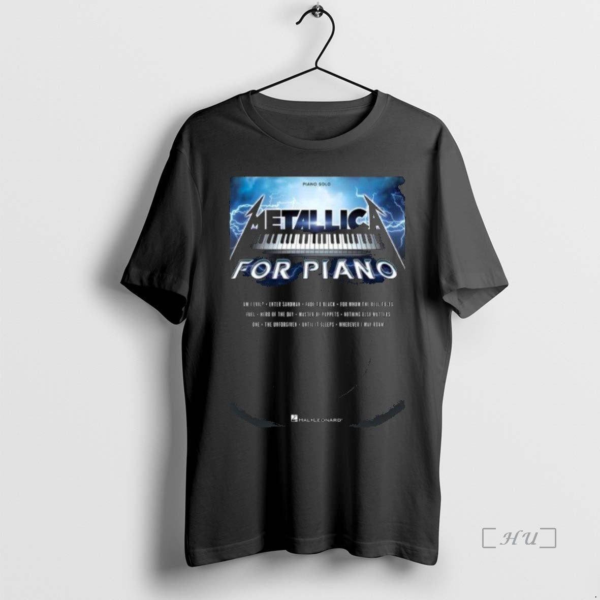Officials Metallica For Piano Solo Book Cover Wall Long Sleve