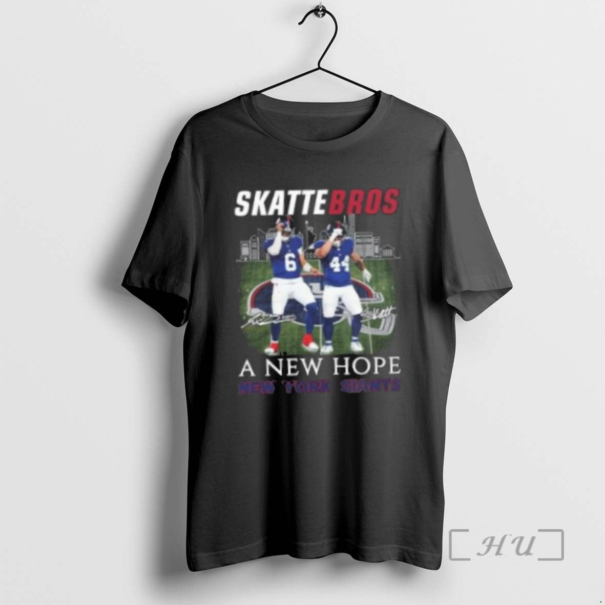Officials New York Giants Jaxson Dart And Cam Skattebo Skattebros A New Hope Signature
