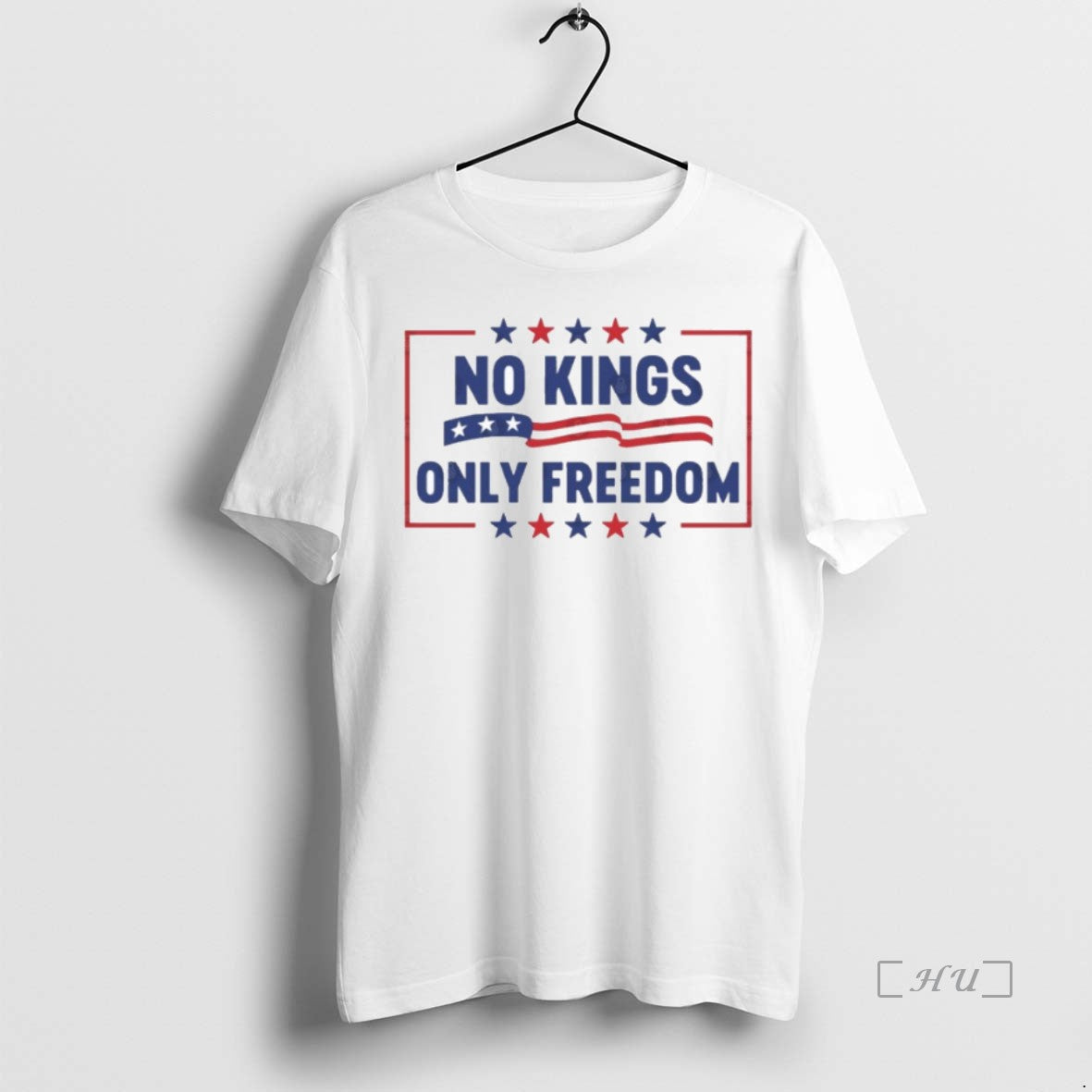 Officials No Kings Only Freedom Patriotic Us Flag