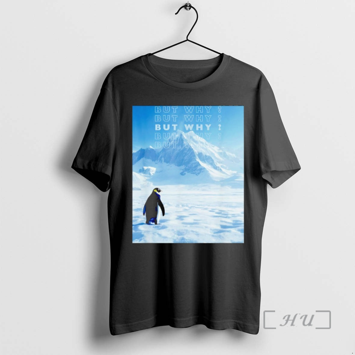 Penguin But Why Head Towards The Mountains Motivational