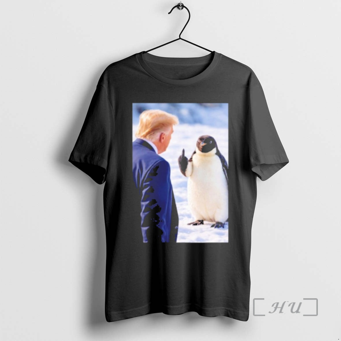 Penguin Middle Finger Trump Anti Ice