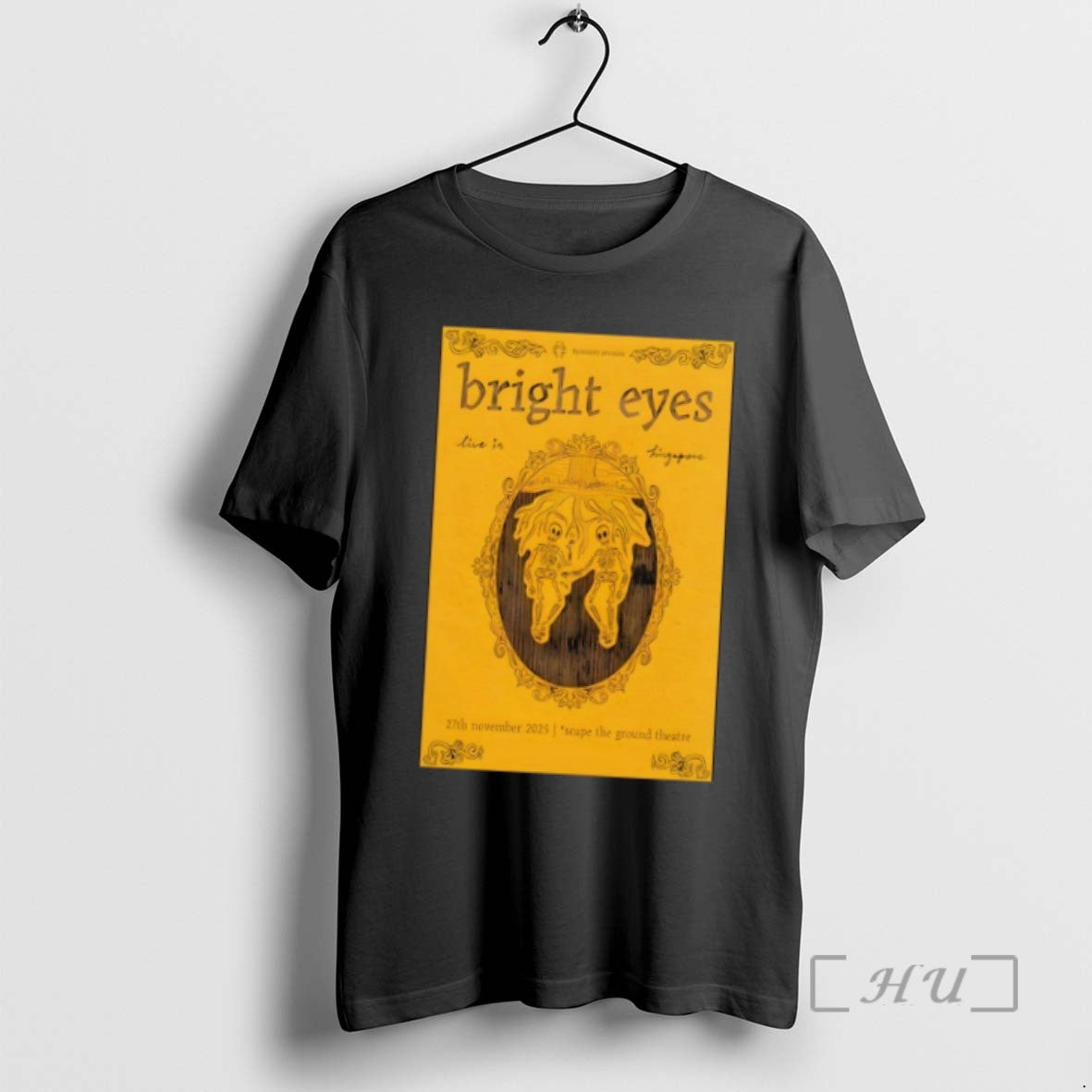 Officials Skeleton Soaked In Water Bright Eyes Live In Singapore Scape The Ground Theatre Shirts