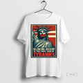 Officials Statue Of Liberty Silencing Dissent Is The First Sign Of Tyranny 2025 T Shirts