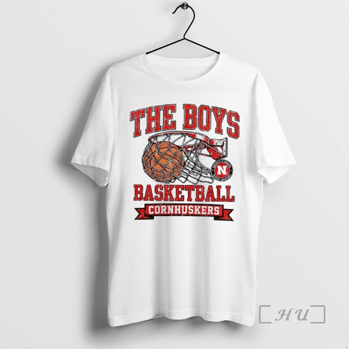 The Boys Basketball Cornhuskers Logo Woman