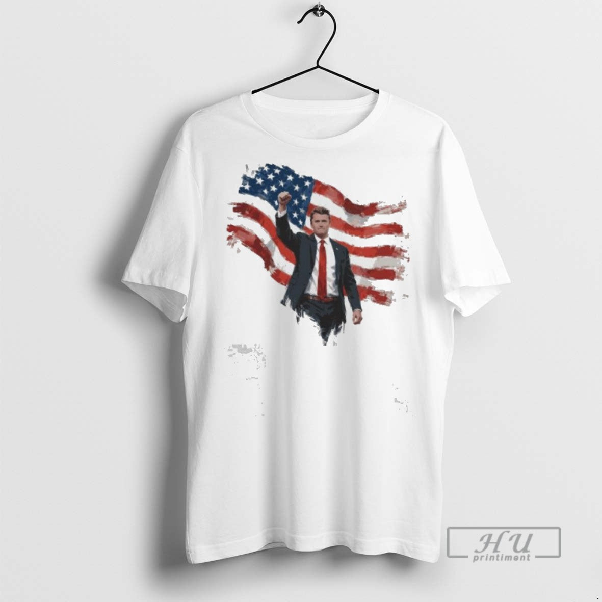 Officials Trendy Charlie Kirk Patriotic Freedom American Flag T Shirts