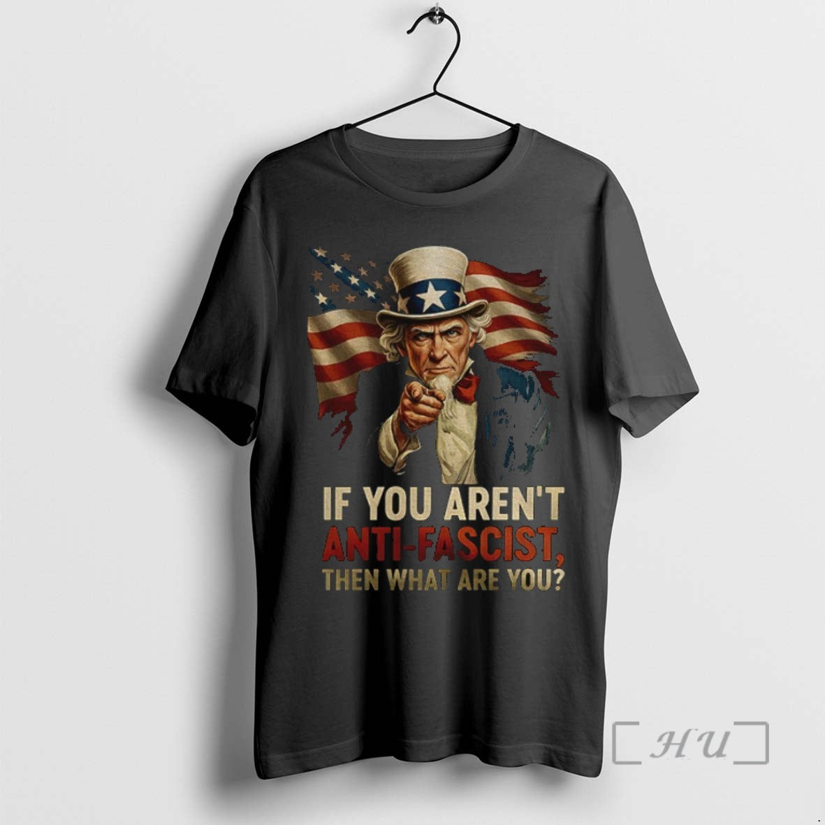 Officials Uncle Sam If You Arent Anti Fascist Then What Are You American Flag