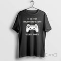 V Is For Video Games Valentines Day