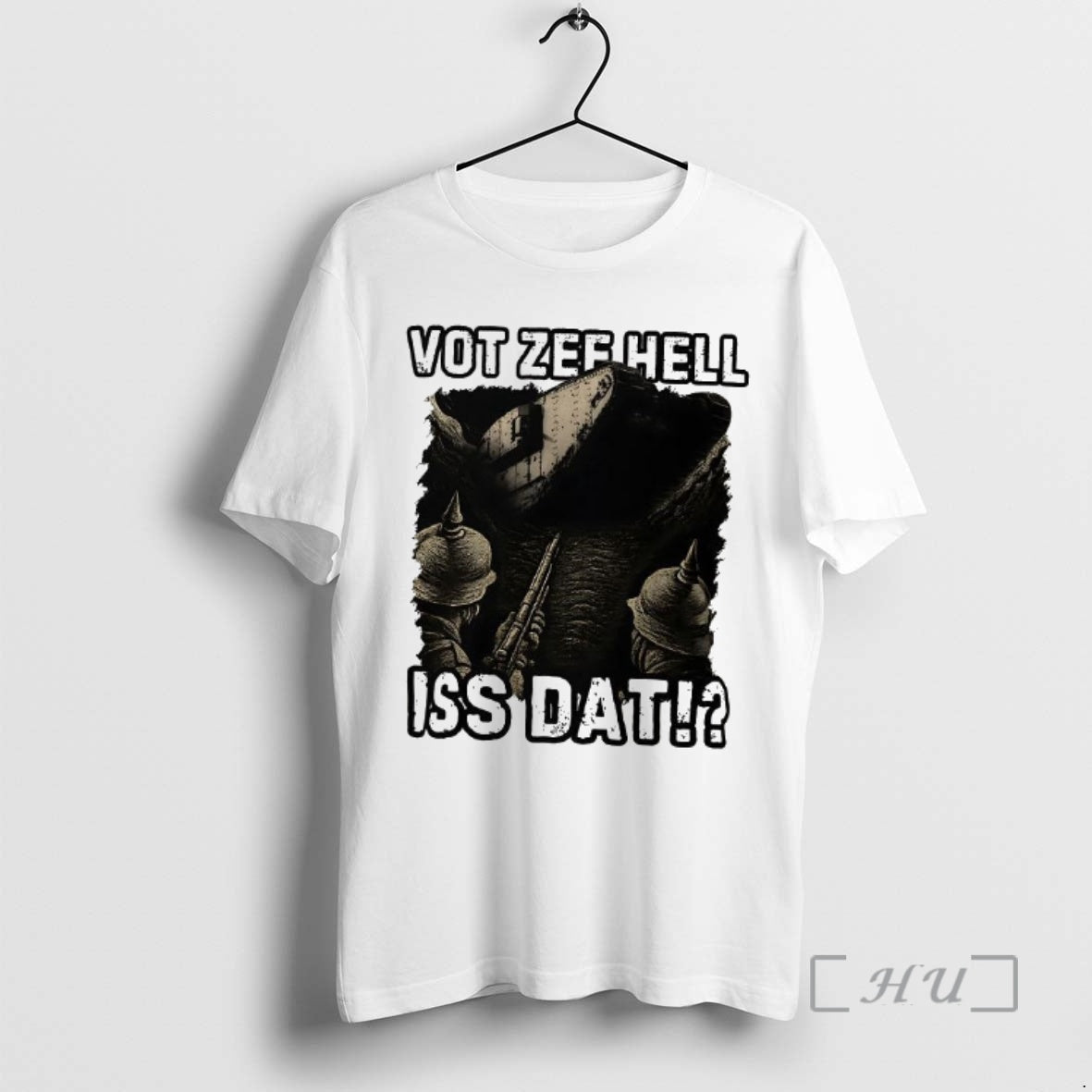 Vot Zee Hell Iss Dat German Wwi Tank Reaction Graphic Woman